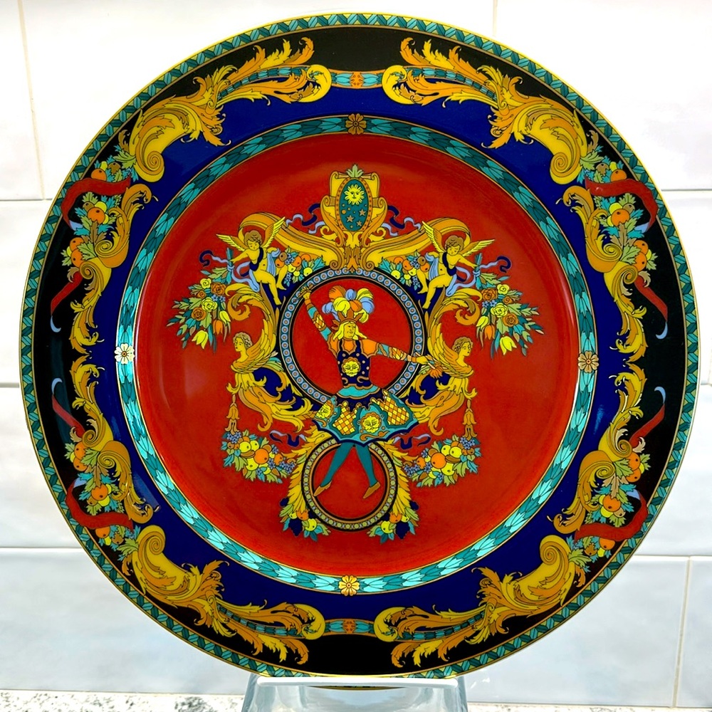 Versace Rosenthal Le Roi Soleil The Sun King Charger